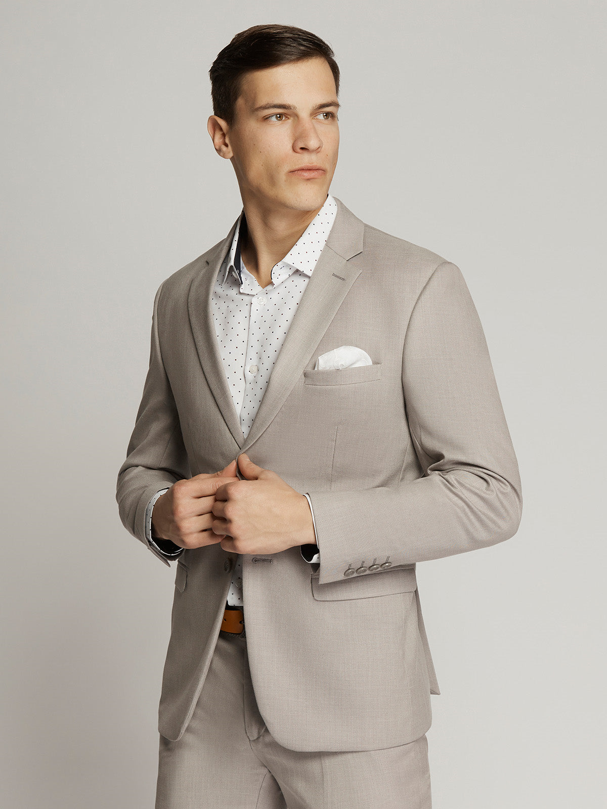 Harrison Plain Texture Suit