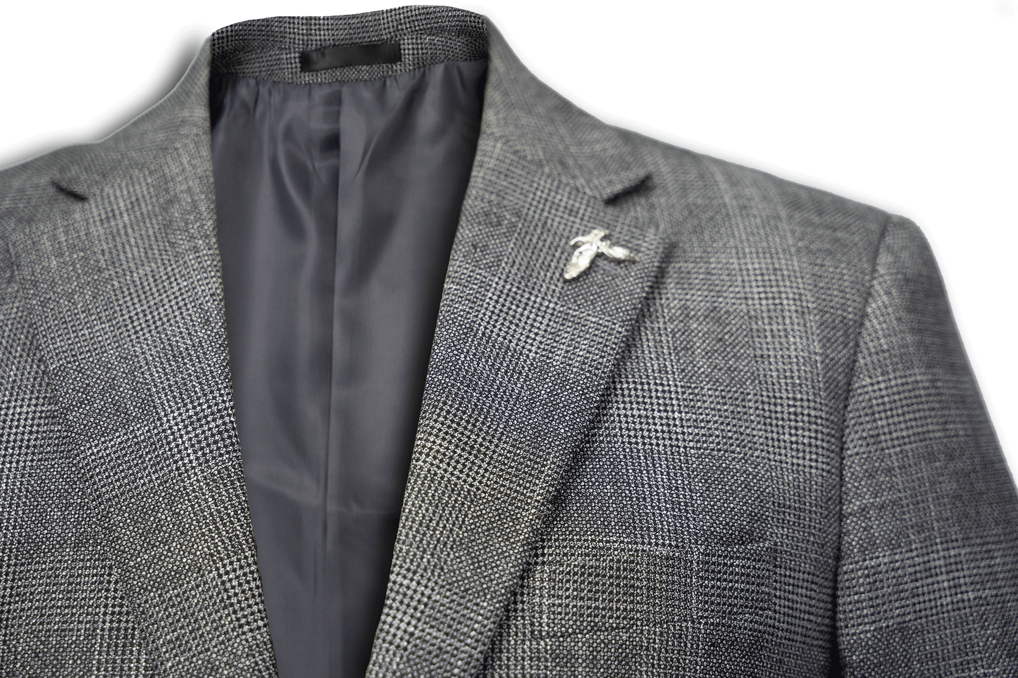 Harper Textured Check Suit