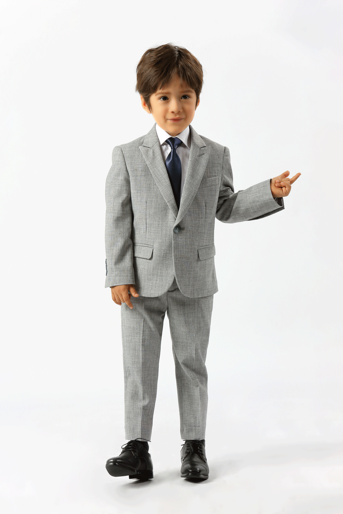 Stallone Plain Weave Stretch Boys Suit