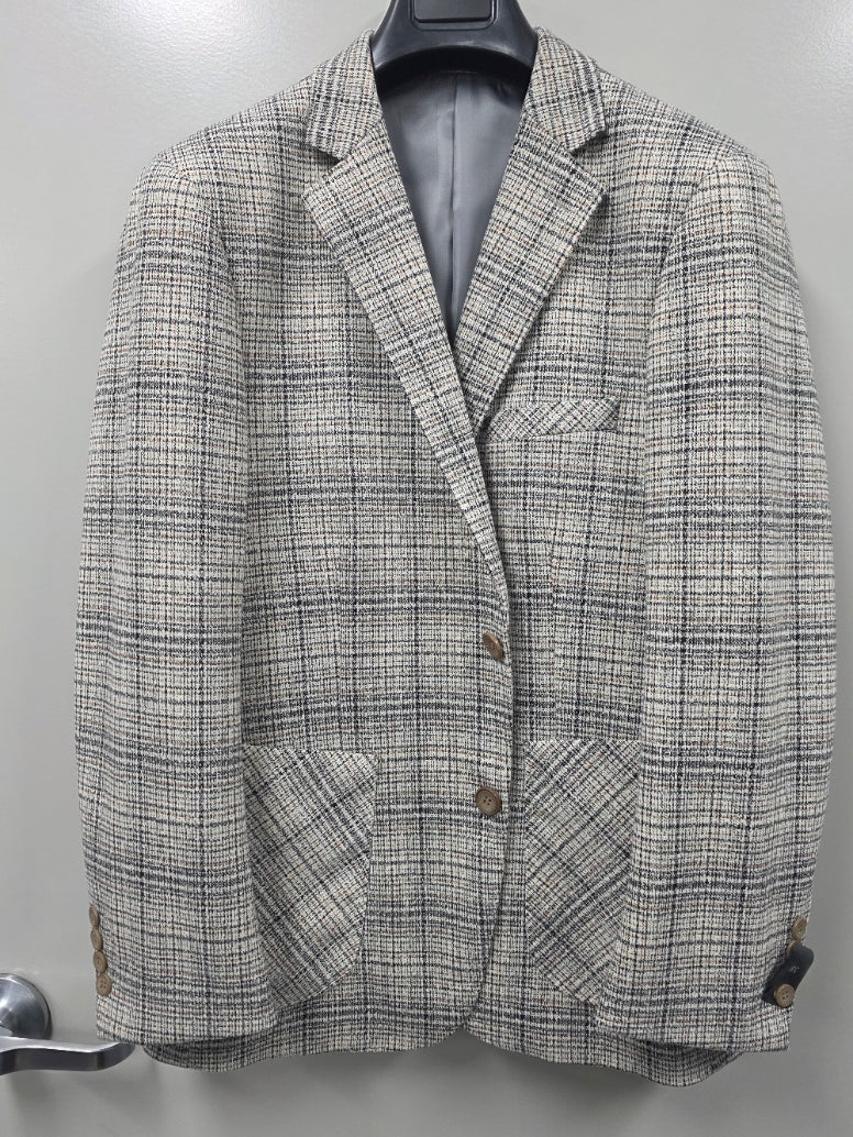33567 Plaid Beige Jacket