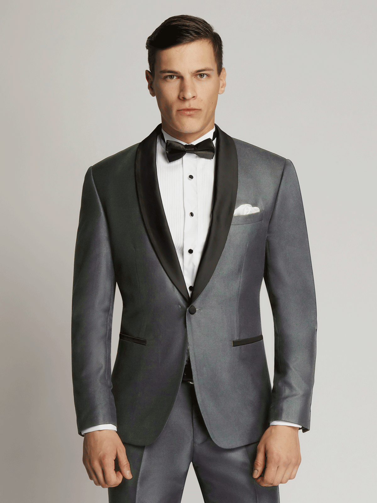 Max Fine Micro Texture Shawl Lapel Jacket