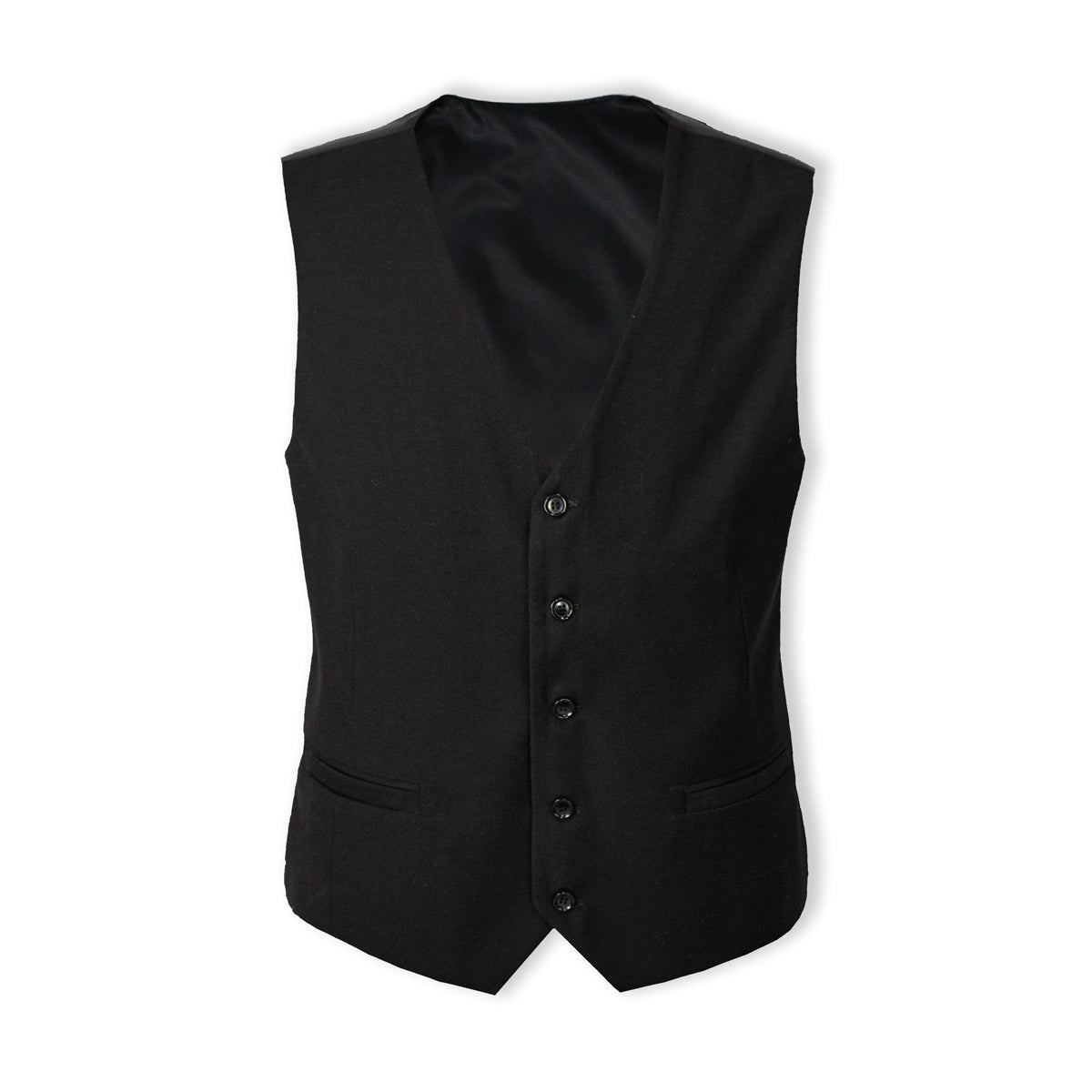 Heston Fine Twill Plain Vest