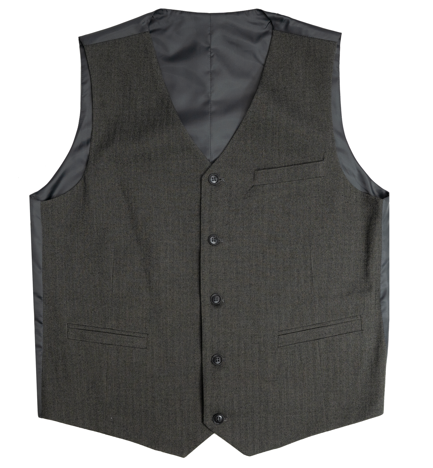 5755 Tweed 5B PVest-Herringbone