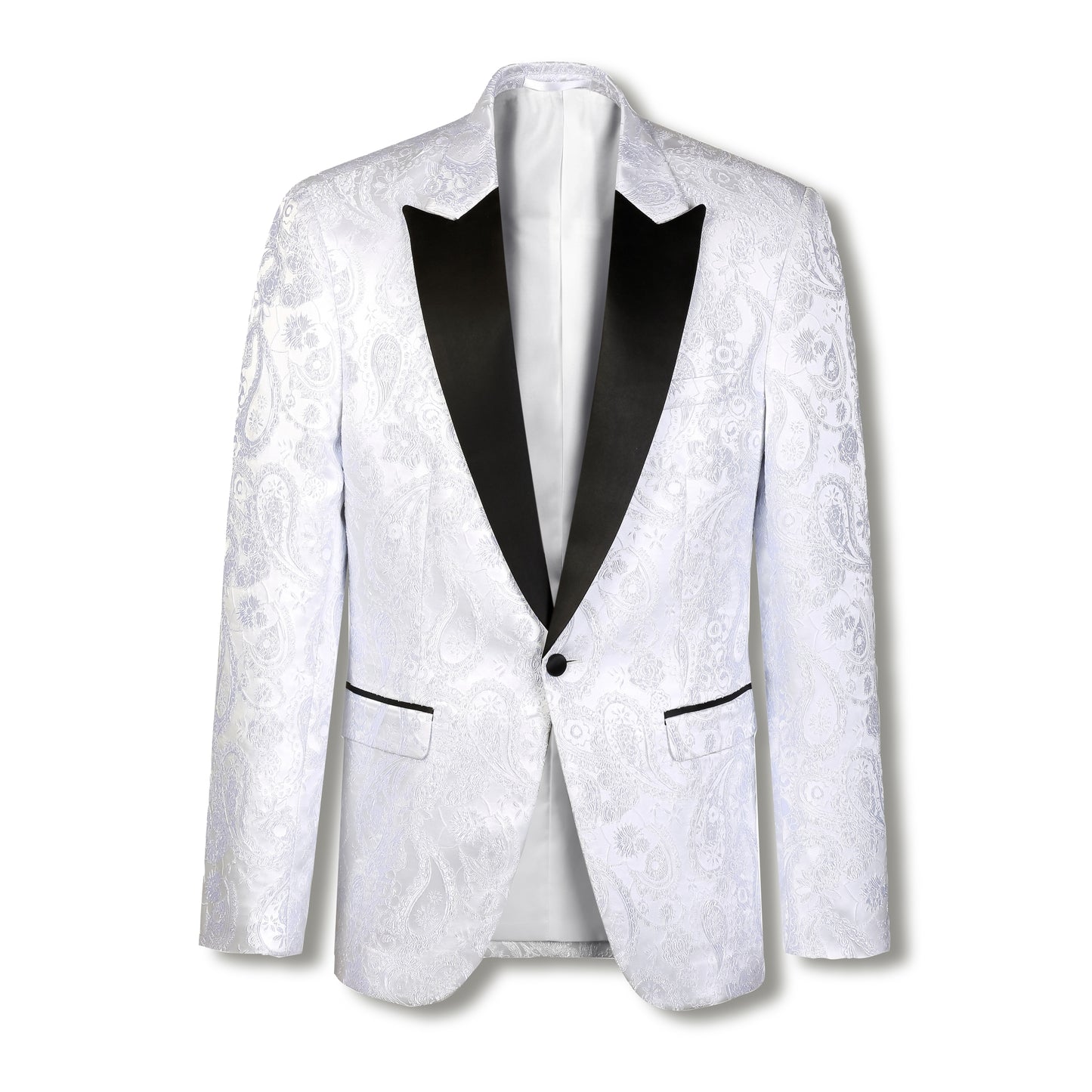 Dallas Brocade 1 Button with Satin Lapel Boys Jacket