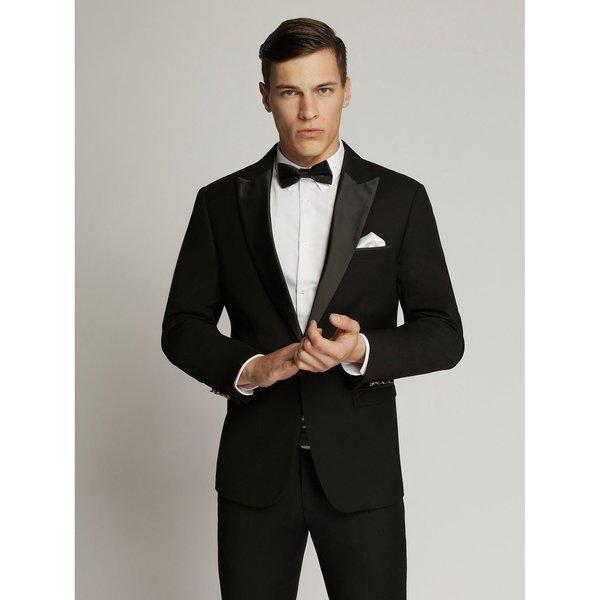 Edward Pin Dot Fine Texture Satin Lapel Suit