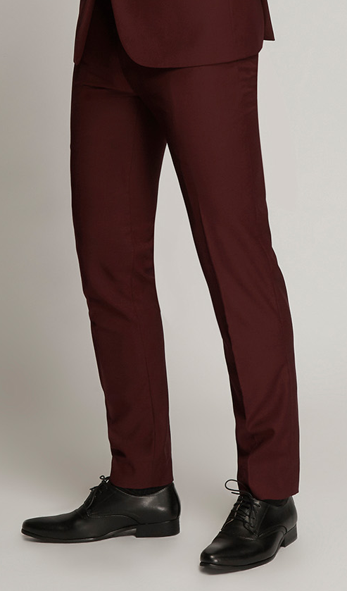 Harry Super Fine Twill Plain Flatfront Trousers