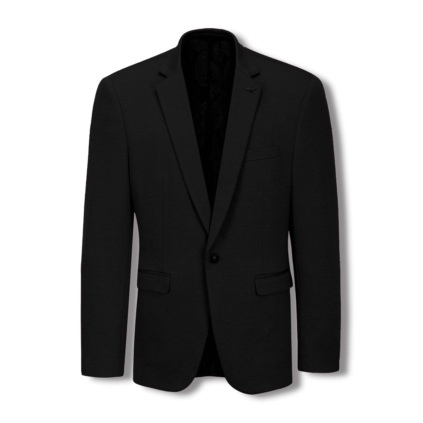 Isaac Stretch Jersey Sports Jacket - Black