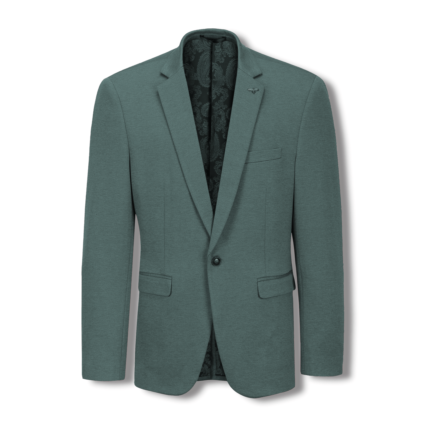 Isaac Stretch Jersey Slim Boys Sports Jacket - Leaf