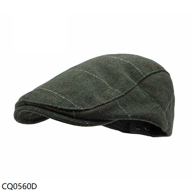 Graph Check Flat Cap