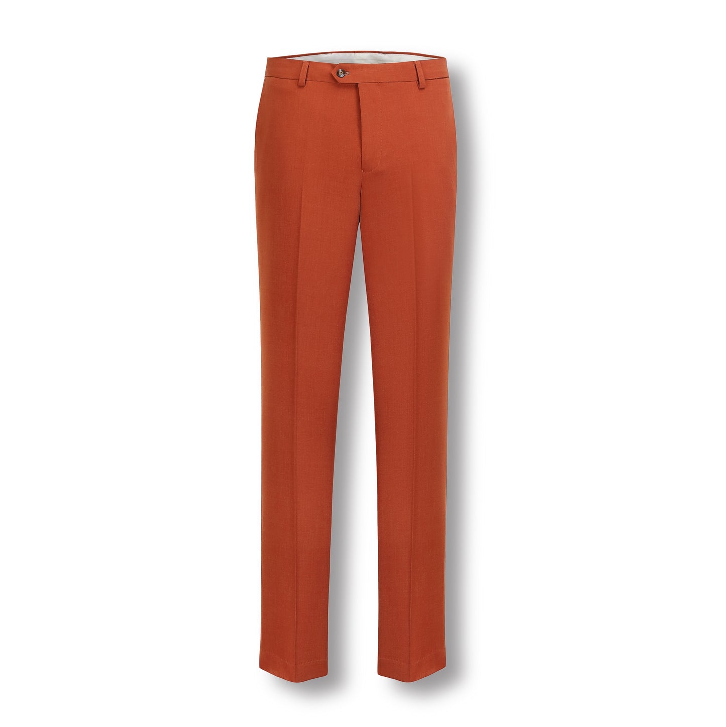 Stallone Plain Weave Stretch Suit - Spice