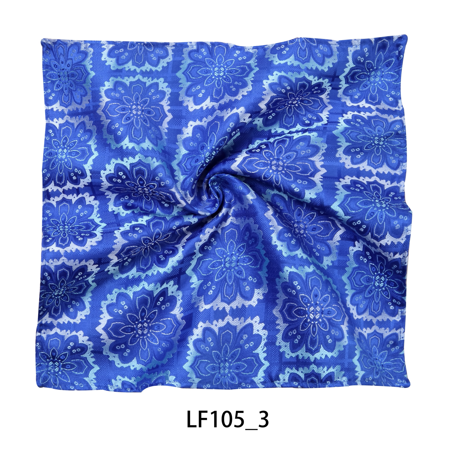 Floral Geometric Pocket Square