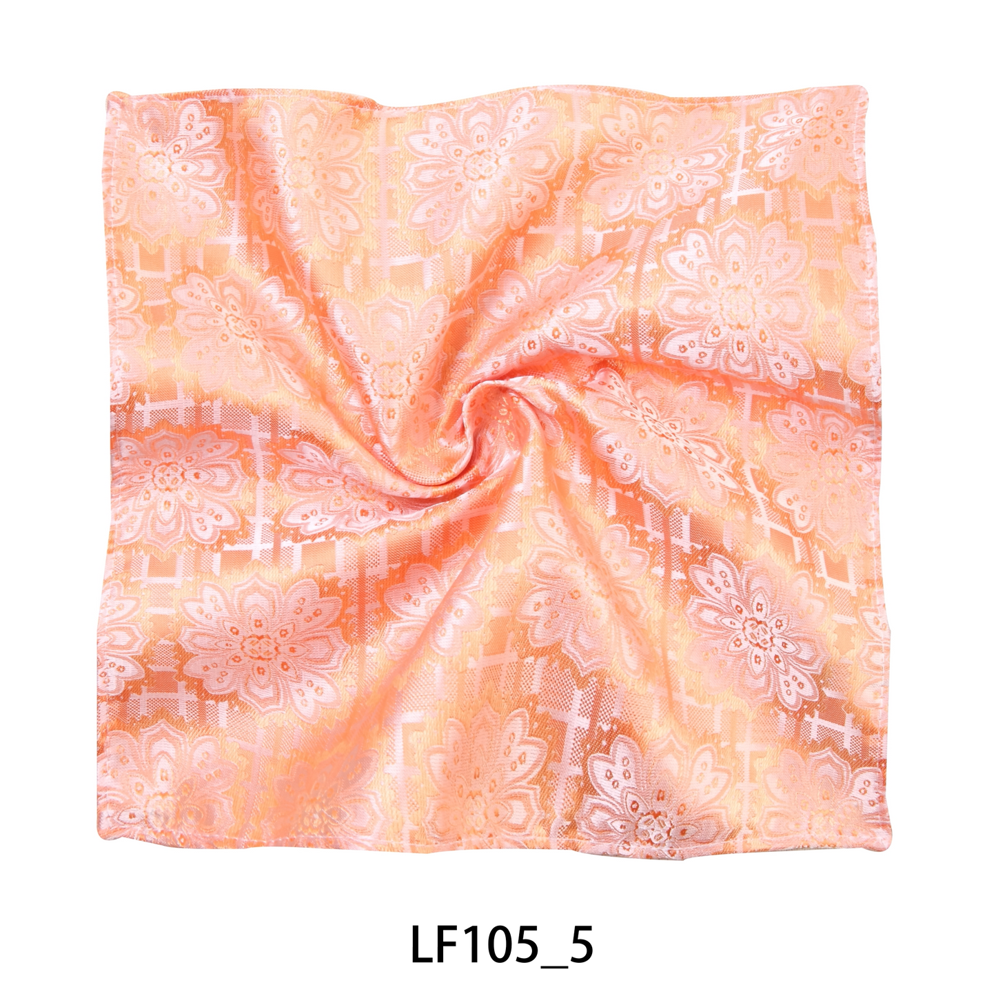 Floral Geometric Pocket Square