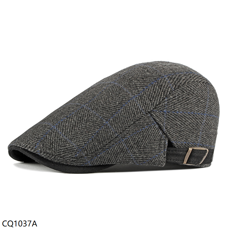 Graph Check Flat Cap