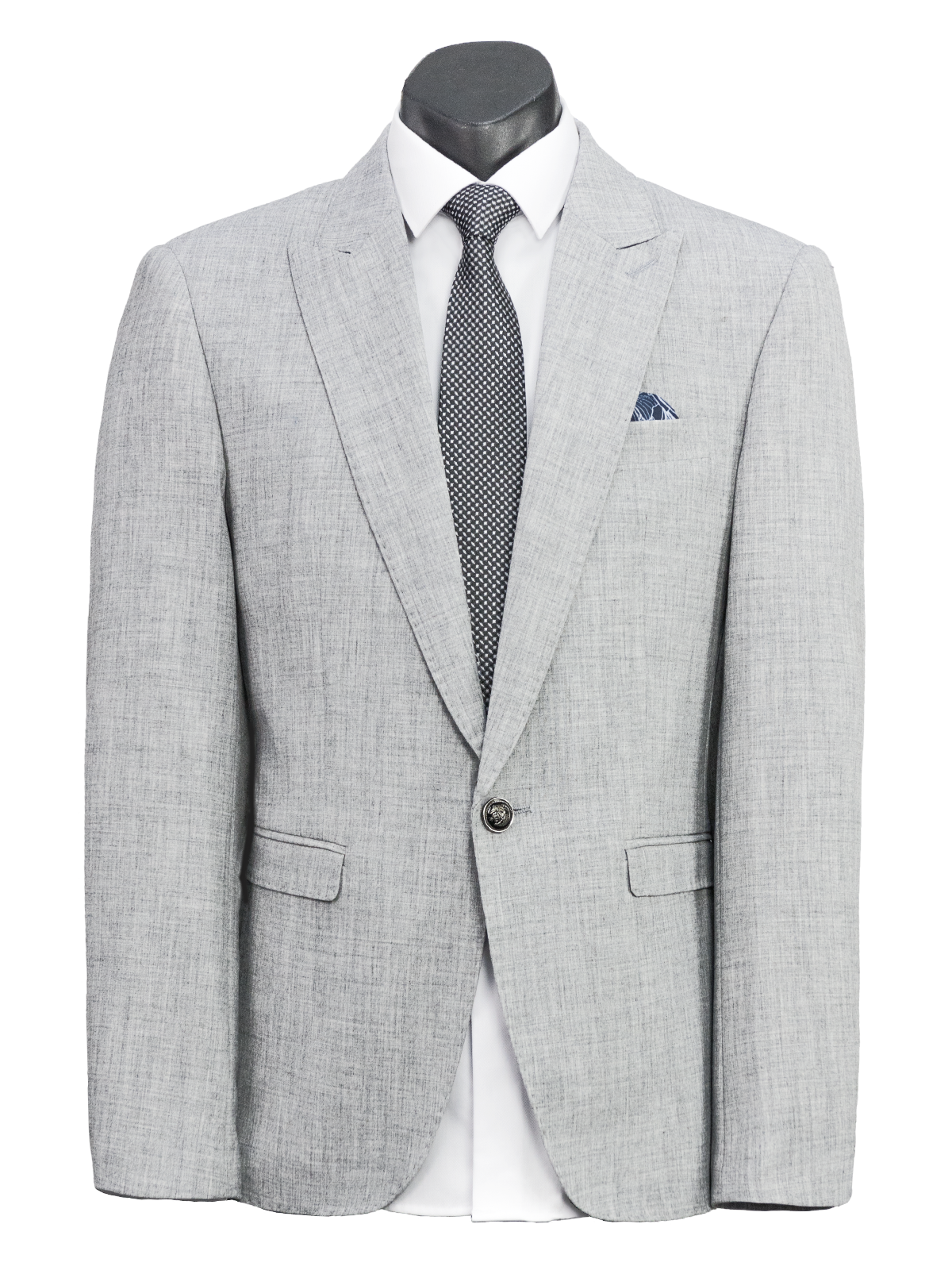 Stallone Plain Weave Stretch Suit - Cloud