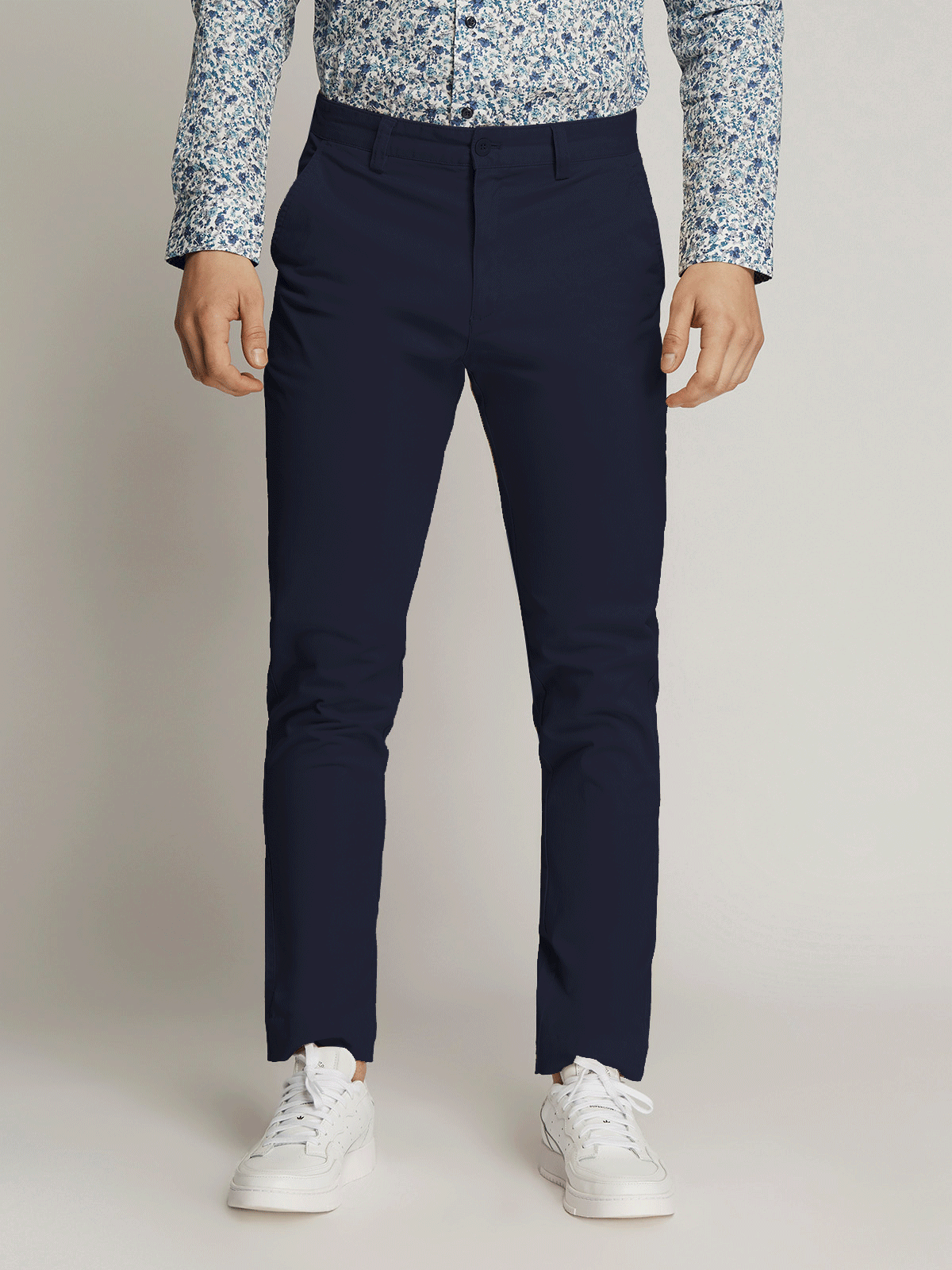 Ledger Peach Finish Fine Cotton Slim Fit Chino