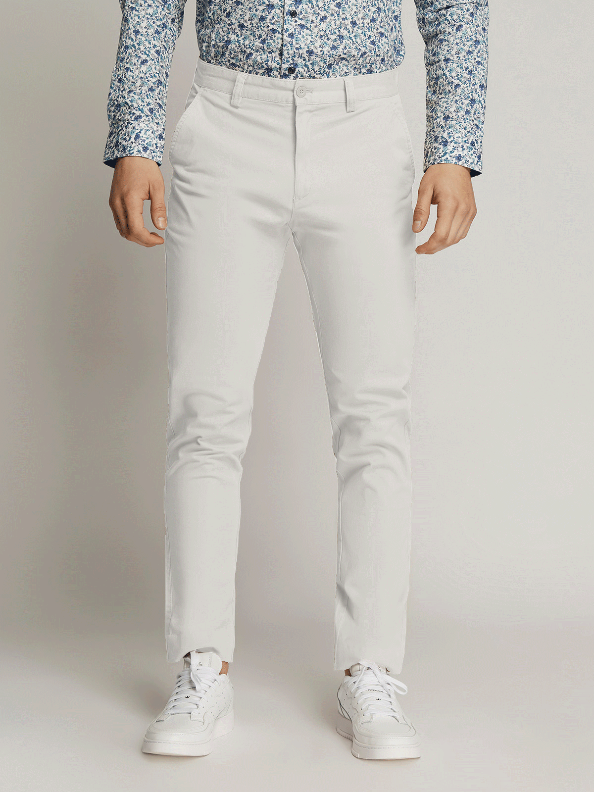 Ledger Peach Finish Fine Cotton Slim Fit Chino
