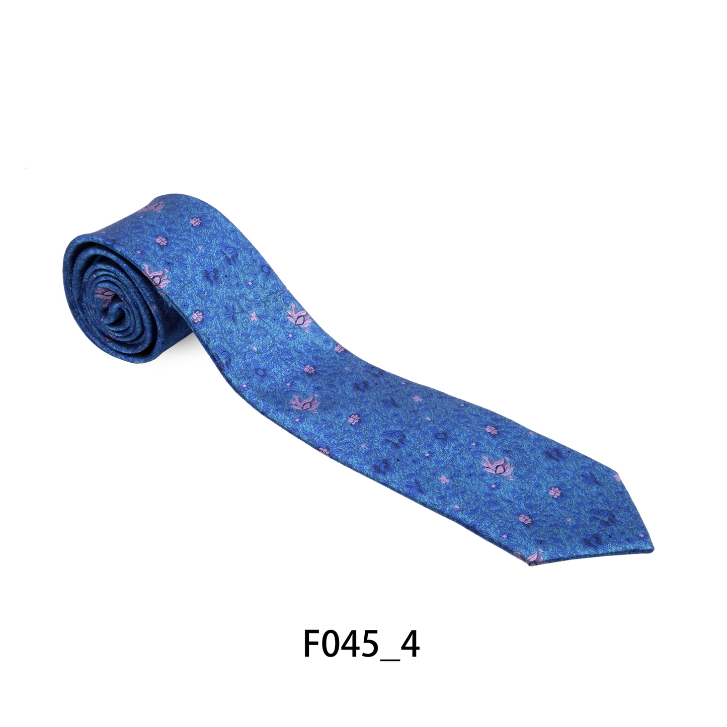 Floral Violet Patterned Tie