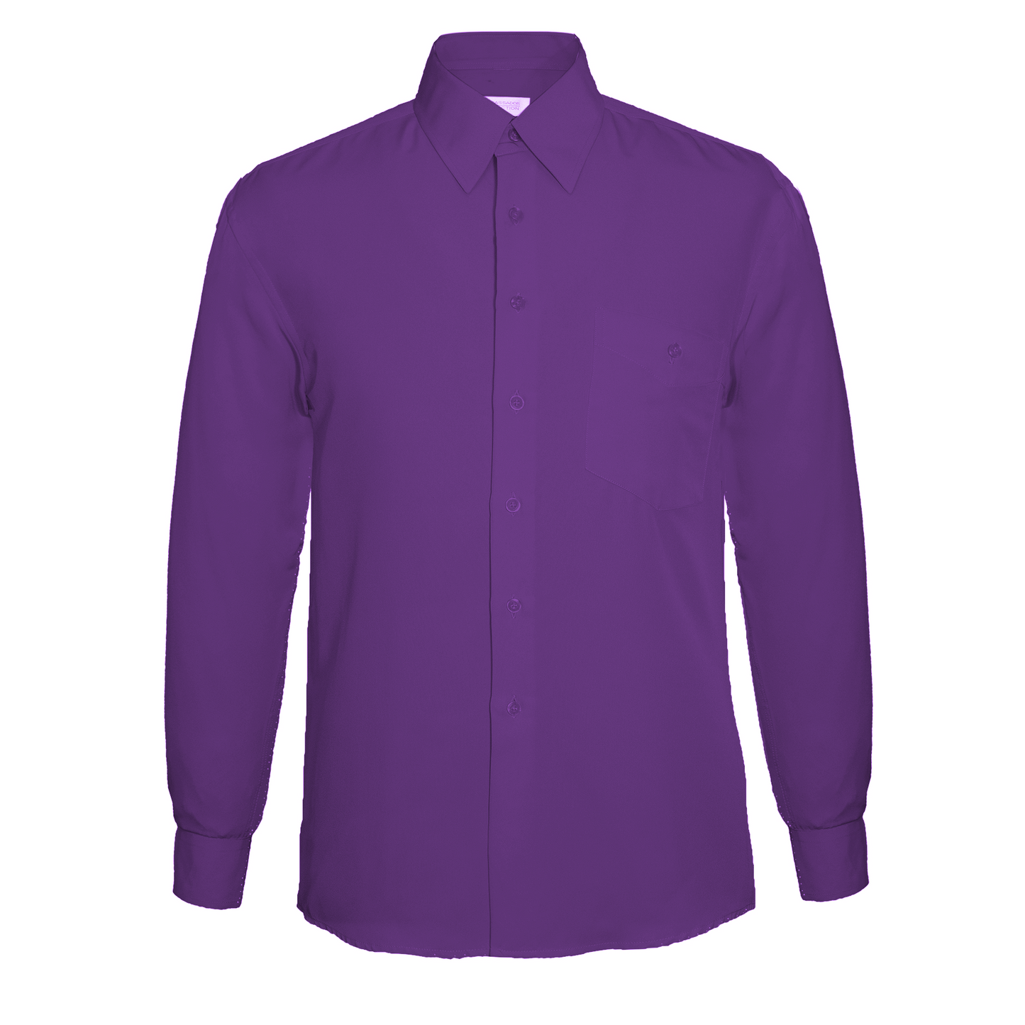 Vegas Boys Fine Peach Finish Microfibre Shirt - Amethyst