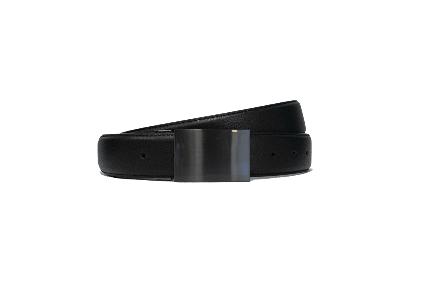 Full Grain Leather With Plain Box Buckle Belt