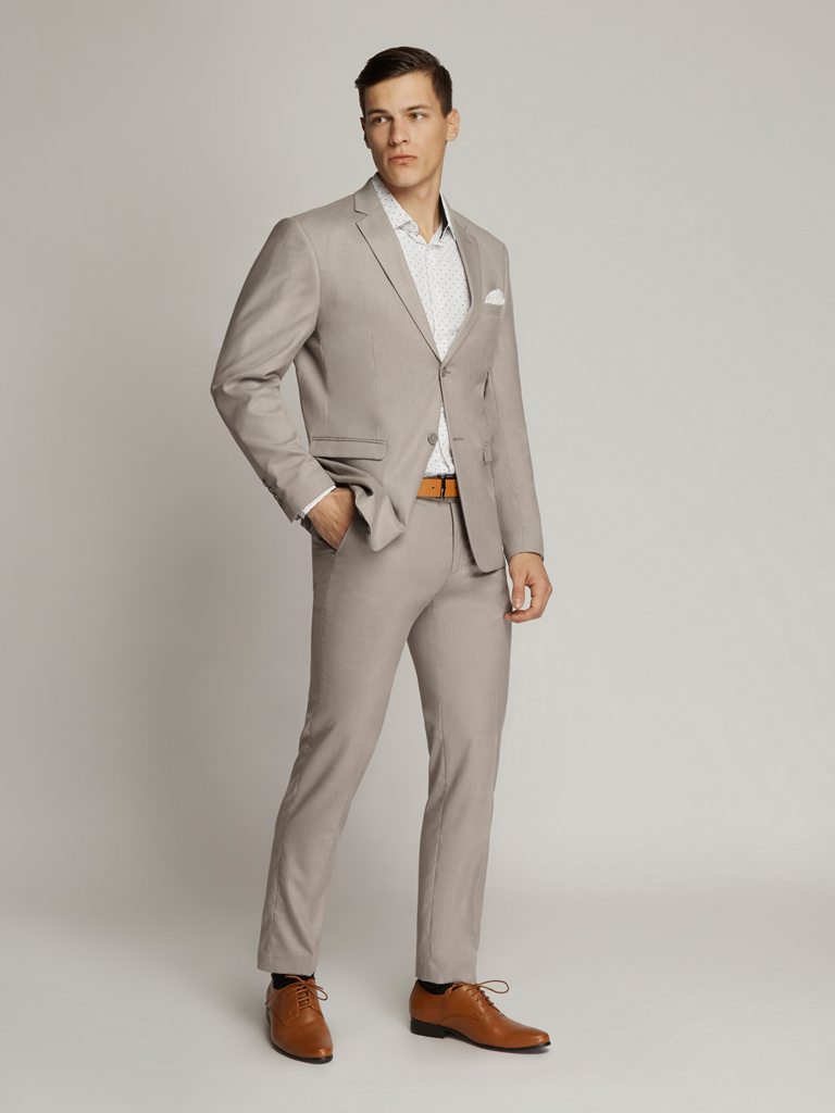 Harrison Plain Texture Suit