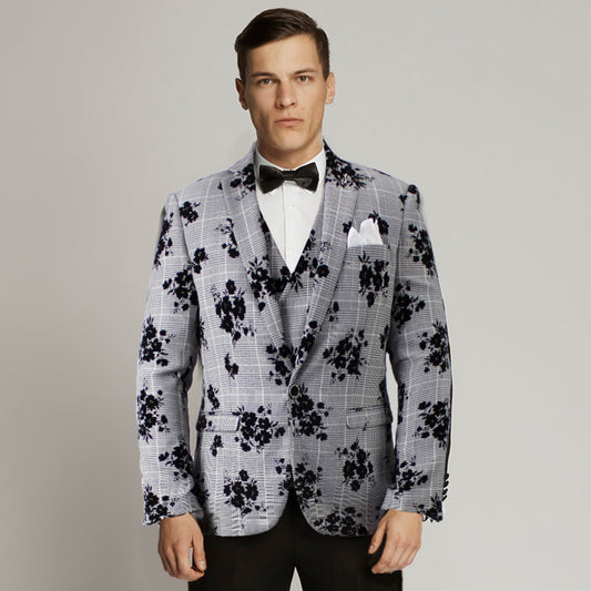 Carson Floral Check Jacket