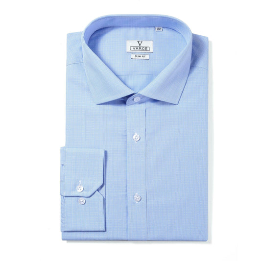 Elija Boys Pure Cotton Micro Texture Long Sleeve Shirt