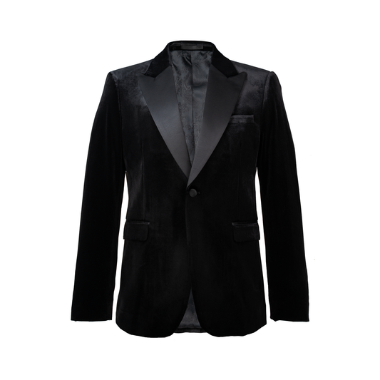 Duke Velvet Peak Lapel Jacket