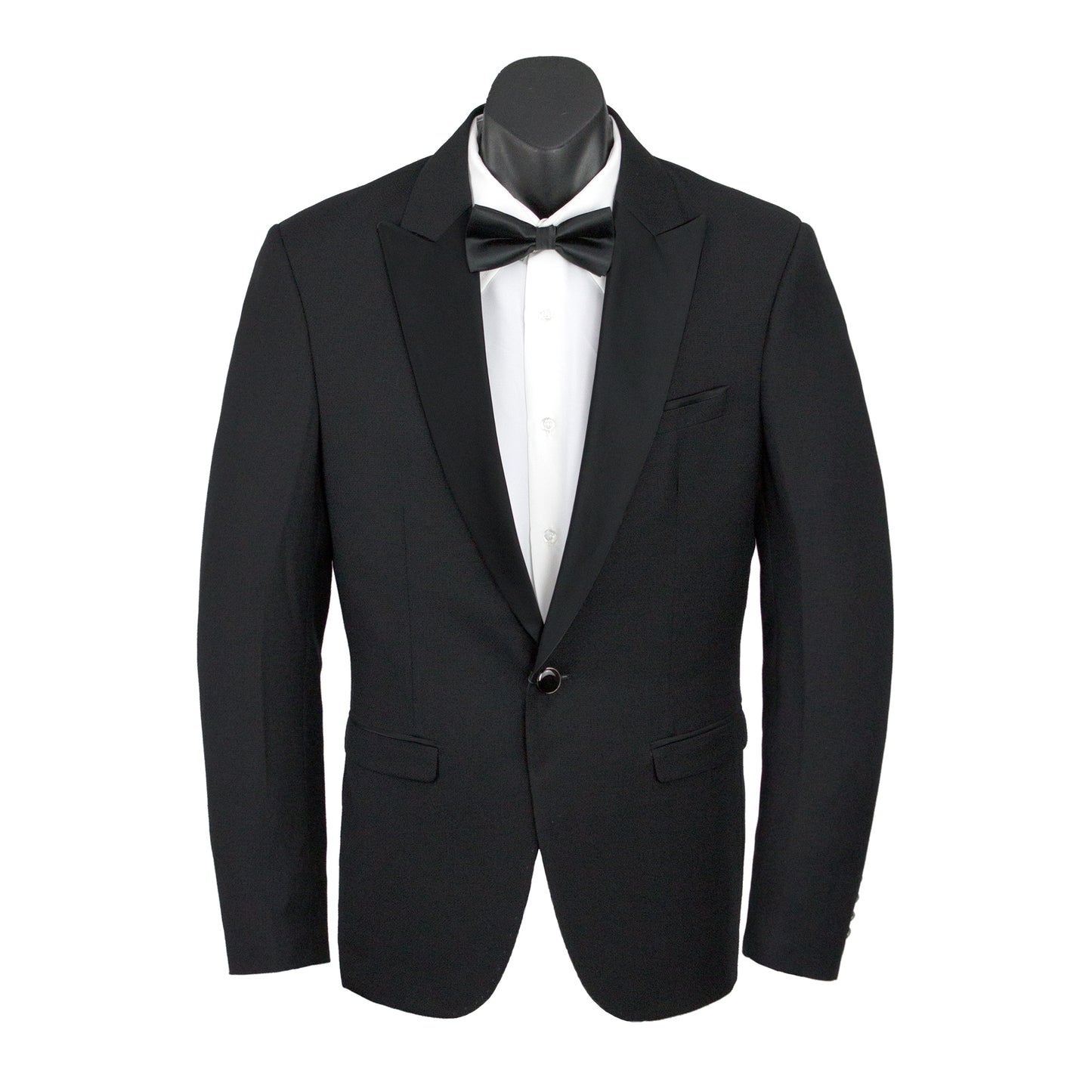 Edward Pin Dot Fine Texture Plain Lapel Suit