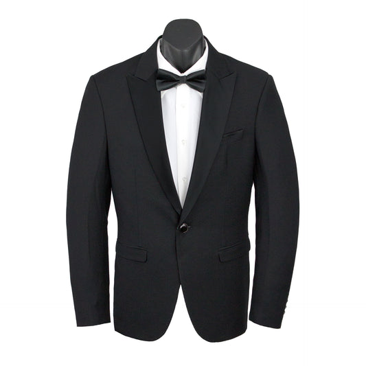 Edward Pin Dot Fine Texture Plain Lapel Suit