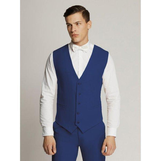 Harry Super Fine Twill Plain Vest