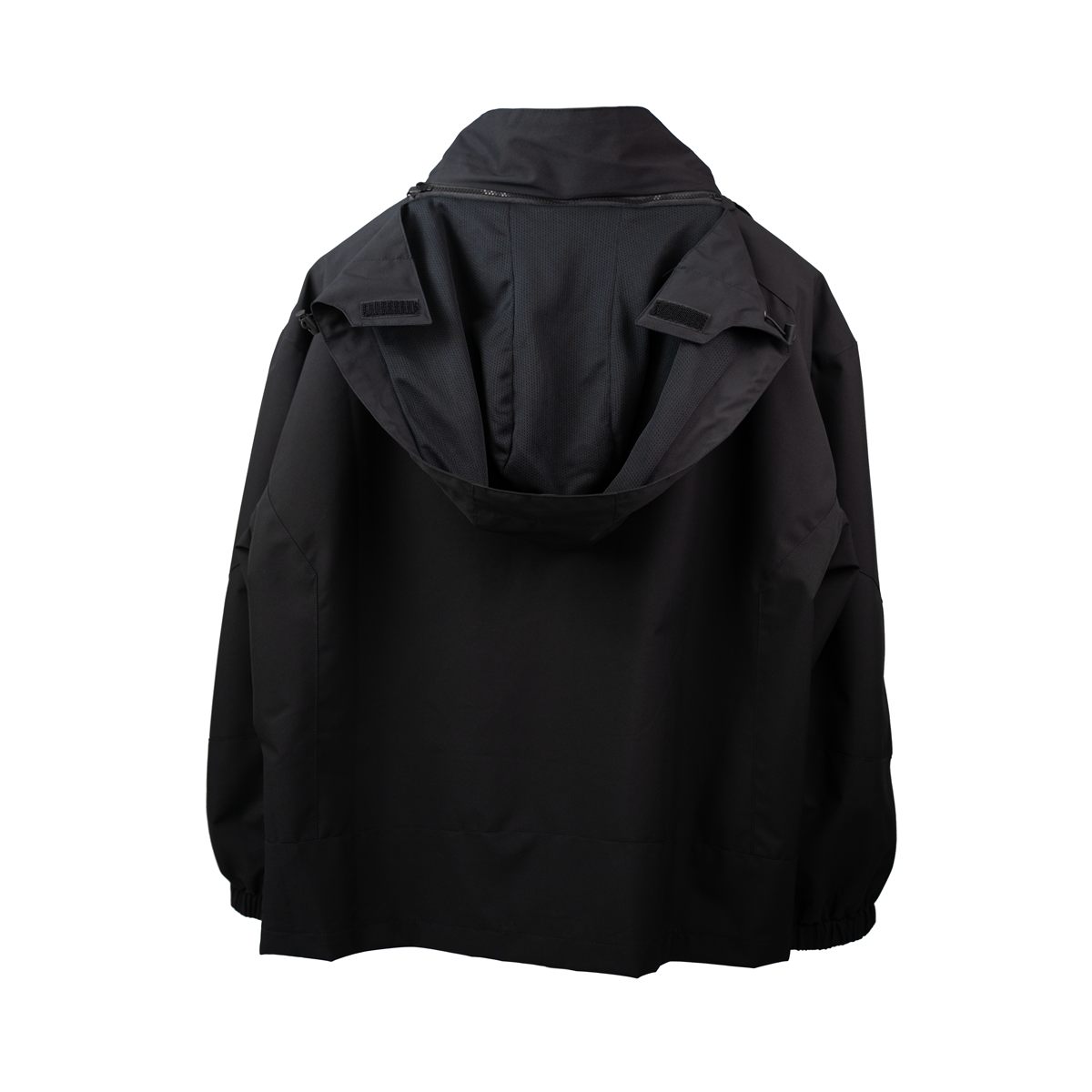 Dual Tone Windproof Jacket with Removable Hood