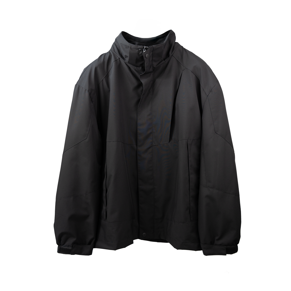 Dual Tone Windproof Jacket with Removable Hood