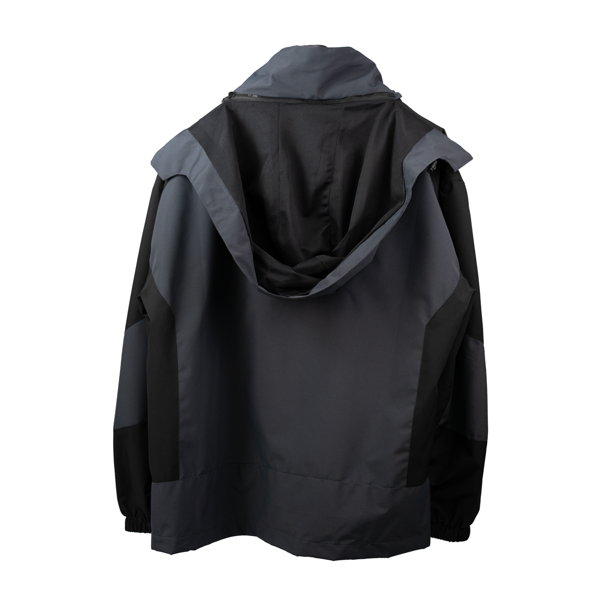 Dual Tone Windproof Jacket with Removable Hood