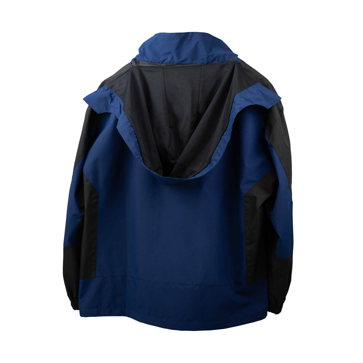 Dual Tone Windproof Jacket with Removable Hood