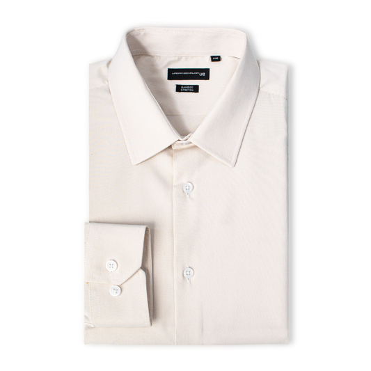 Louis Bamboo Fine Rib Shirt with Stretch