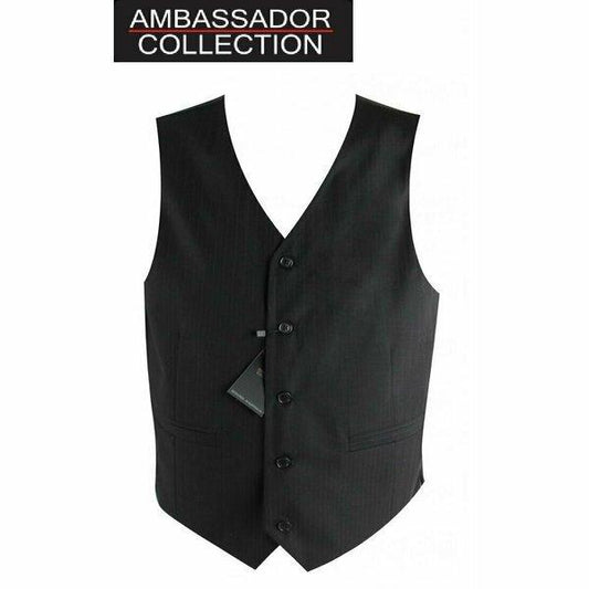81792 Poly Viscose Self Stripe Vest