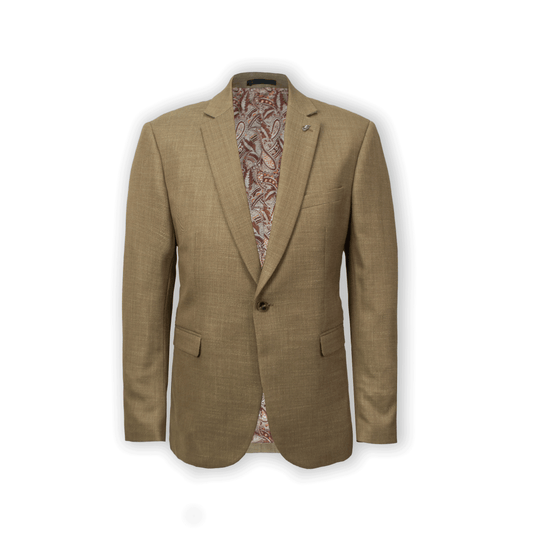 Andre Linen Blend Stretch Jacket