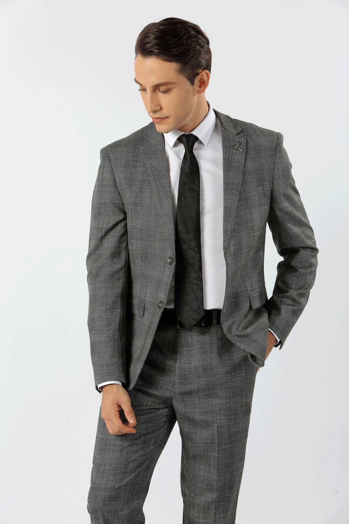 Harper Textured Check Jacket