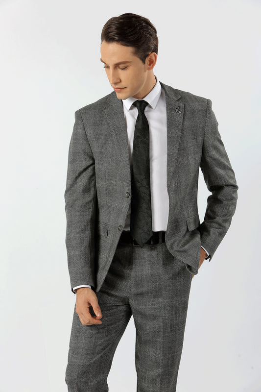 Harper Textured Check Jacket