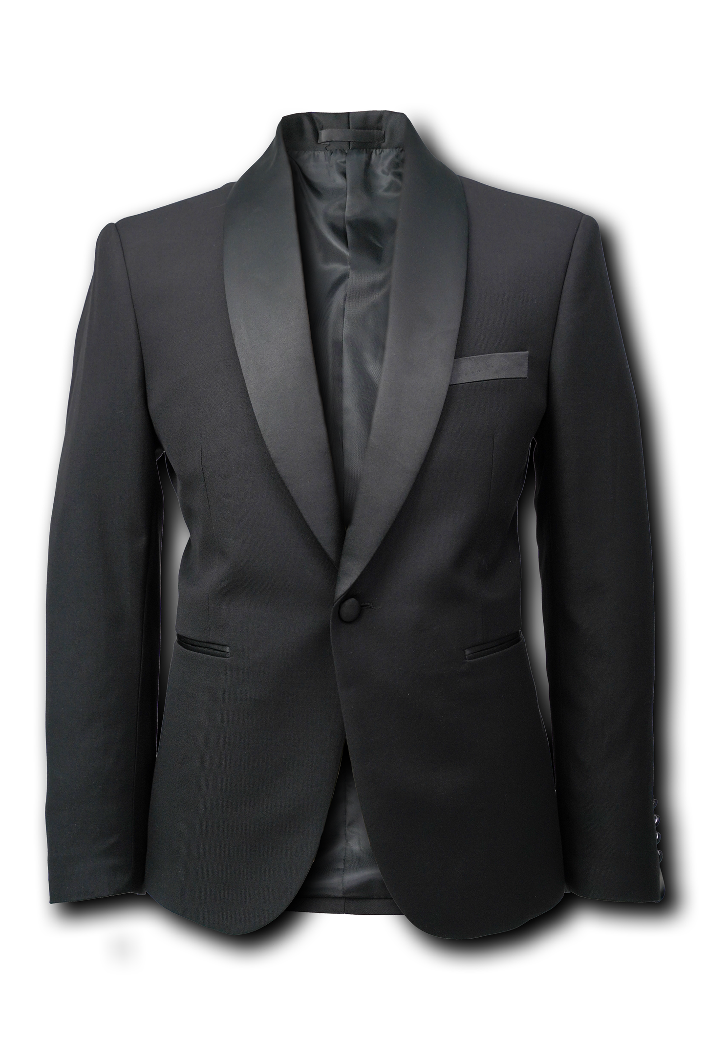 Heston Fine Twill Plain Shawl Lapel Jacket