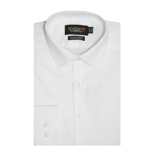 Hugo Poplin Long Sleeve Classic Shirt