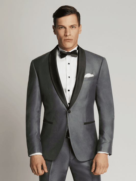 Max Fine Micro Texture Shawl Lapel Jacket