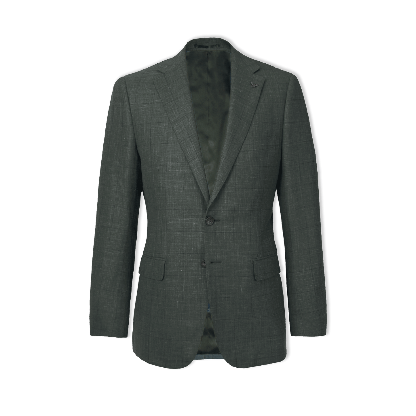 Dan Wool Linen Check Suit