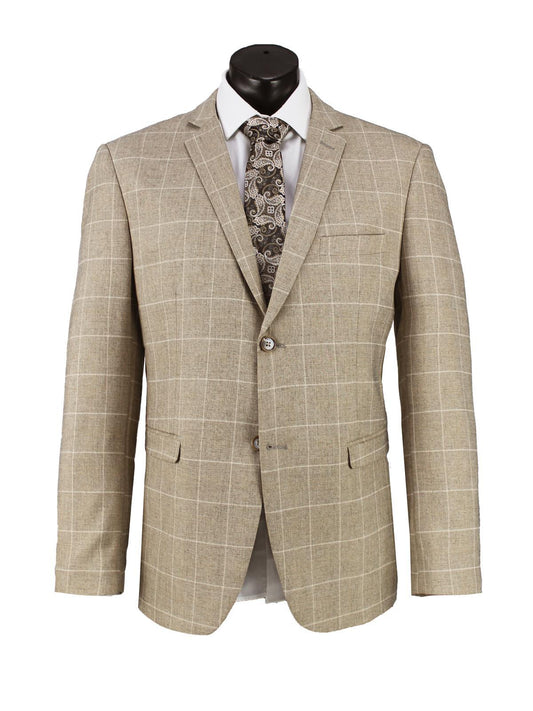 Wyatt Wool Window Pane Check Suit