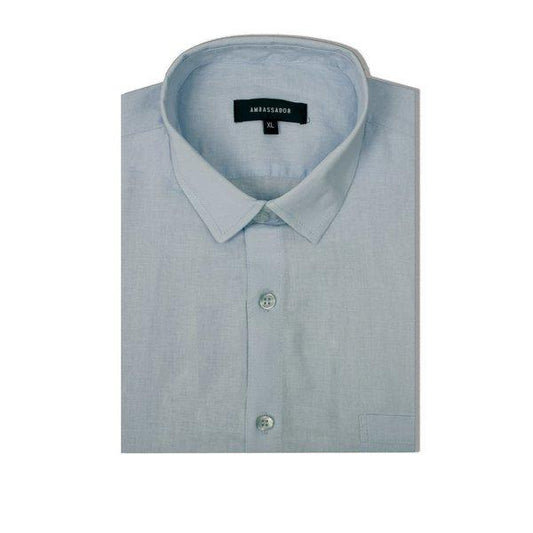 1498 Ramie/Cotton Short Sleeve Shirt