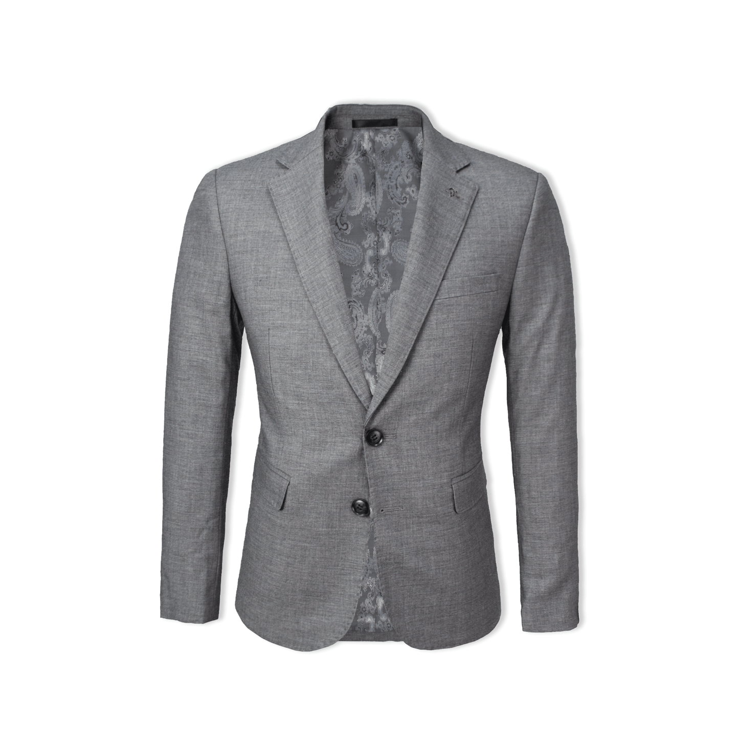Matteo Notch Lapel Wool Blend With Stretch Suit