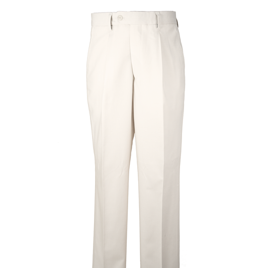Matteo Pleated Wool Blend Trousers