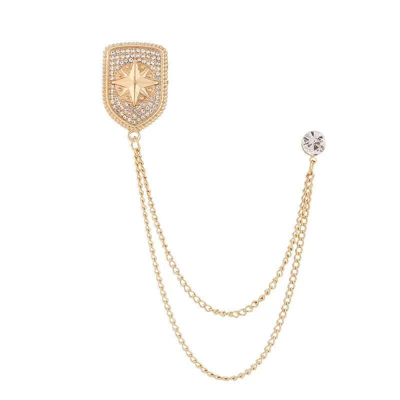 Lapel Chain Pin/ Collar Pin