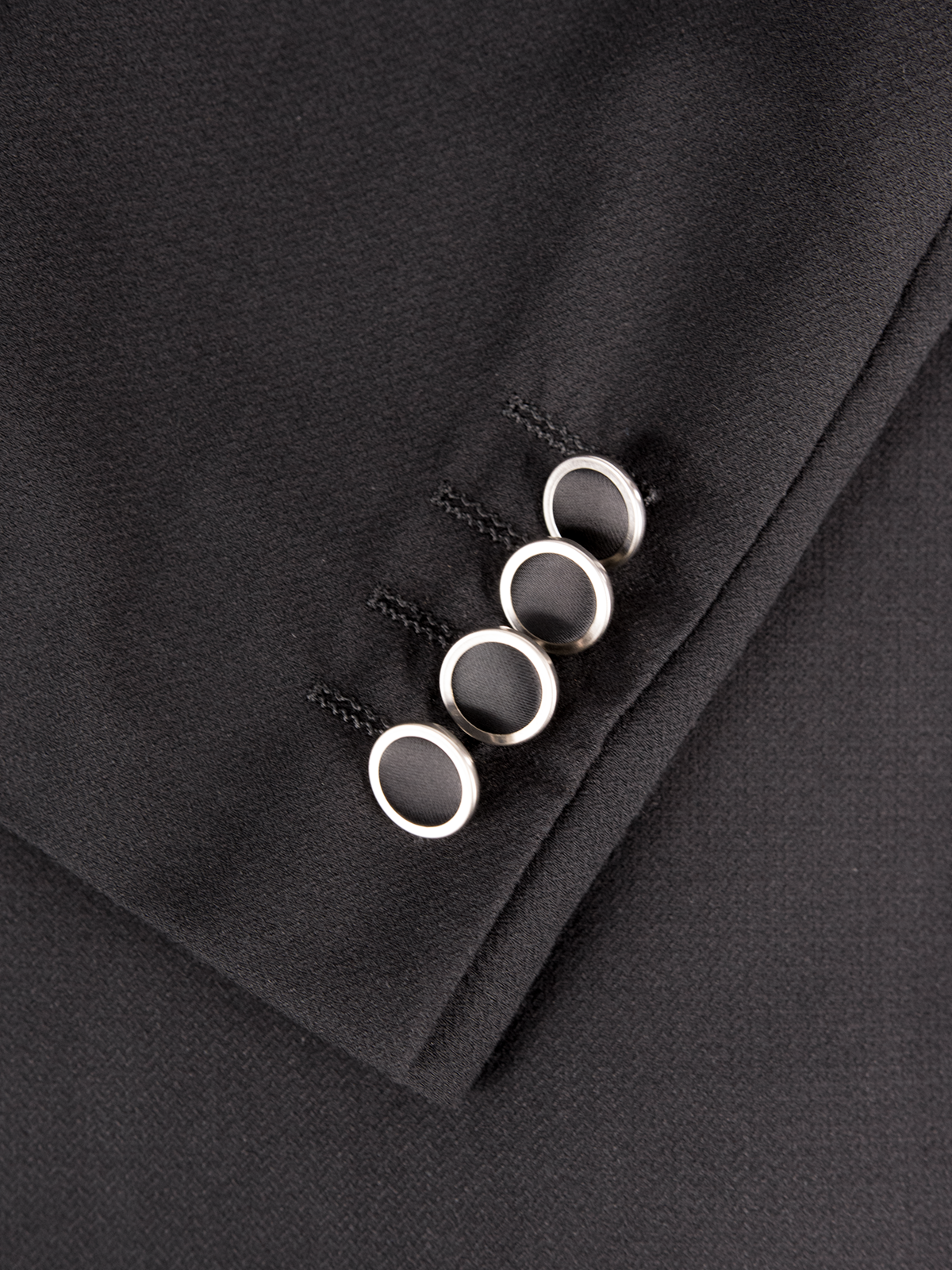 Olivero Satin Peak Lapel Jacket
