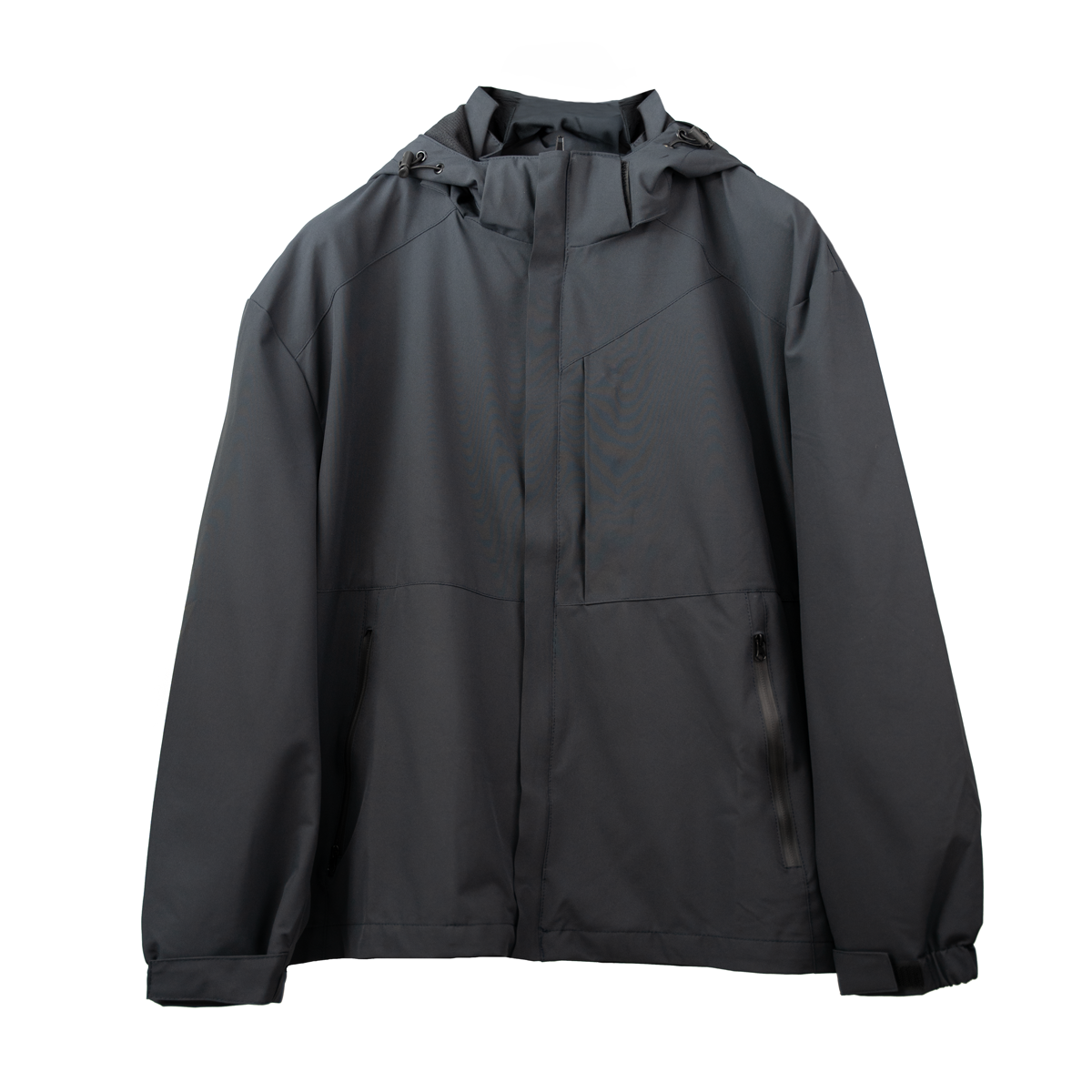 Plain Windproof Jacket with Removable hood